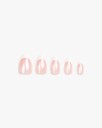 Reusable Press On Nails French Glazed 30 stk