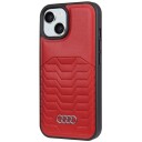 Audi Magsafe Mobildeksel i Syntetisk Lær for iPhone 15 Plus / 14 Plus - Rød