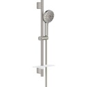Grohe Vitalio Joy+ dusjsett, vannbesparende, børstet krom supersteel 600 mm