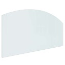 vidaXL Peisglassplate Gjennomsiktig 120 x 60 cm Glass