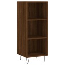 vidaXL Skjenk brun eik 34,5x32,5x90 cm konstruert tre