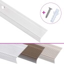  Trappeneser L form 15 stk aluminium 100 cm sølv