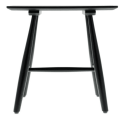 Bast Krakk 46,5x28x45 cm Massiv eik Svart