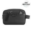 Vittorio Washbag 100% Recycled Plastic Black