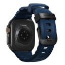 Nomad Rocky Point Silikonerem til Apple Watch 49/45/44/42mm   Black Atlantic