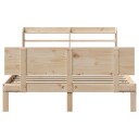  Sengeramme med hodegavl 135x190 cm heltre furu 3306817