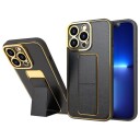 Hurtel New Kickstand Case-Deksel Til Iphone 12 Pro Med Stativ, Svart