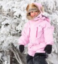 Isbjörn of Sweden Kids' Penguin Snowsuit 92, Frost Pink