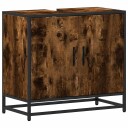 Vidaxl Servantskap røkt eik 65x33x60 cm konstruert tre 849266