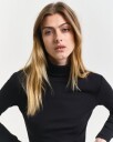 GANT Slim Rib Turtleneck Black L