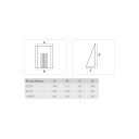 Flexit KAPPE FLAT ALUZINK 6X6 - 49129