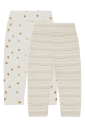 Hust And Claire Luca Leggings 2 Pak Snow White (74 / 9 mnd)