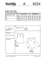 Burda 6234 - T-skjorte & Genser EUR: 34-44, US: 8-18