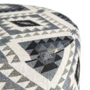 Festival Puff Sigurd m/kelimmønster sort ø:40 h45 cm