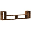  TV-benker 2 stk røkt eik 100x30x50 cm konstruert tre 8721012496996