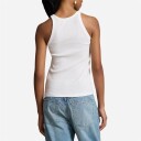 Ralph Lauren Rib Tank-Sleeveless-Tank White