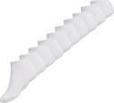 URBAN QUEST 10 Pack Women Bamboo Footies White 36 40