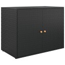 vidaXL Putekasse svart 100x55,5x80 cm polyrotting