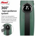 Flexi Automatisk Hundebånd L Olivengrønn 5m 50kg