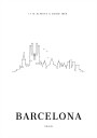 Barcelona   Skyline Plakat Plakat / 21x30cm