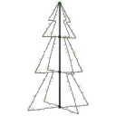 vidaXL Juletre kjegle 160 LED innendørs og utendørs 78x120 cm