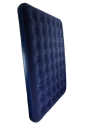 Luftmadrass Velur Queen   Blå   203x152x22 cm