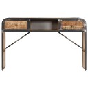 vidaXL Sidebord 120x30x75 cm heltre mango