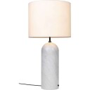 Gubi Gravity XL Low Gulvlampe White Marble/White