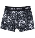 Jack & Jones Underbukser jacSugar Skull Trunks JR 3 pk Svart