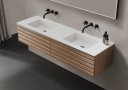 Linnbad Eir Corian Underlimt Servant Ferdig Montert