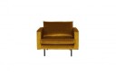 BePureHome Rodeo Lenestol velur - Okker   Unoliving