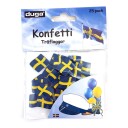 Dynäs Import Konfetti Svenske Flagg av Tre 66414
