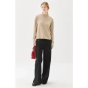 Busnel Dame Strikkevarer Beige M,