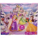 Disney Princess julekalender med 3 figurer og mengder av tilbehør
