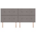  Hodegavl Knapp Tuftet Taupe 200 cm Stoff