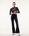 Bumpro Logomania Velour Turtle Neck Black - L