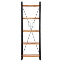 vidaXL Bokhylle 5 etasjer 60x30x180 cm heltre akasie