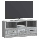  TV skap med skuff Grå sonoma 102 x 34,5 x 47 cm Konstruert tre