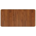 Vidaxl Benkeplate til bad mørkebrun 80x40x2,5 cm behandlet heltre 343052
