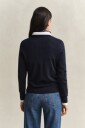 GANT Extrafine Merino Wool C-Neck - Blue - XXL