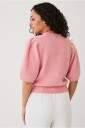 Ellos Collection   Kortermet genser   Rosa