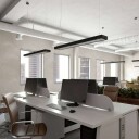 Arcchio LED-hengelampe til kontor Susi, DALI dimbar, svart