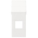 Tak for barneseng hvit 55x84x132 cm heltre furu
