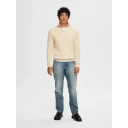 Selected Homme Herre Strikkevarer Beige XL