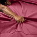 Liberator Fascinator Throw Merlot luksuslaken      - Rød
