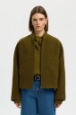 Selected Women   Ulljakke Slwjacqueline Wool Blend   Natur