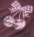 Name It Genser - NkfVix - Catawba Grape/Cherry Bow - Name It - 6 år (116) - Genser - Bordeaux