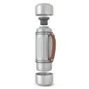 Termos 1 liter Black+Blum Explorer Flask Duo 1 L Grey
