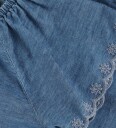Minymo Blouse Ss Chambrey Blue 122