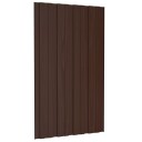 vidaXL Takplater 36 stk brun 80x45 cm galvanisert stål